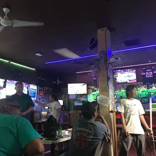 people playing video games