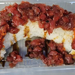 Dragon w/Ahi Poke Maki