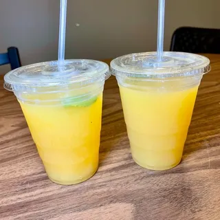 Fresh Pineapple Mint Juice