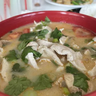 Coconut Milk Soup with Chicken