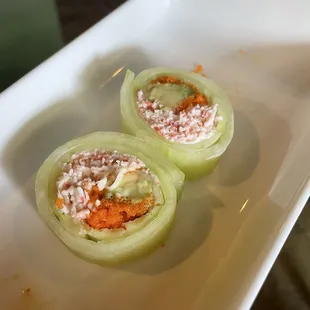 Snow crab Naruto roll