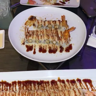 sushi, sashimi, sushi and sashimi, food