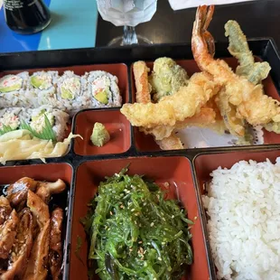 Chicken teriyaki bento box