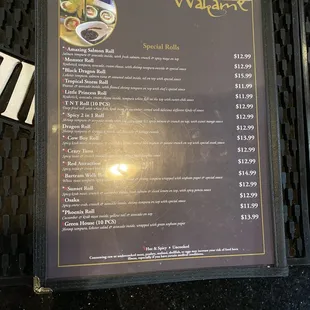 Special rolls