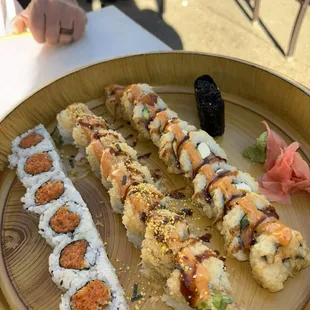 Spicy tuna, crazy monkey and 3rd one escapes me