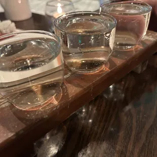 Sake flight