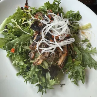 Salmon Skin Salad