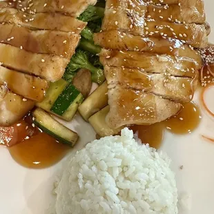Teriyaki Chicken Dinner portion