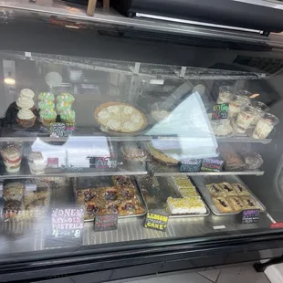 Fresh baked items kept refrigerated