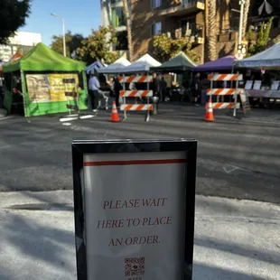 tacos, outside