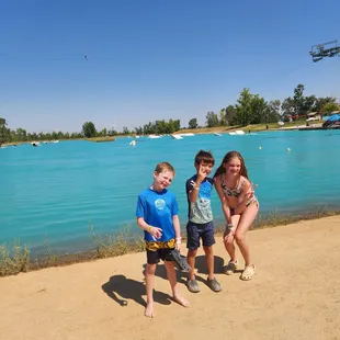 Wake boarding cable park