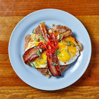 Ube Flap Jack Stack