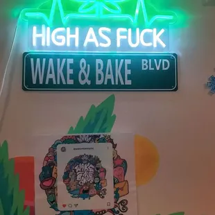 Very colorful establishment