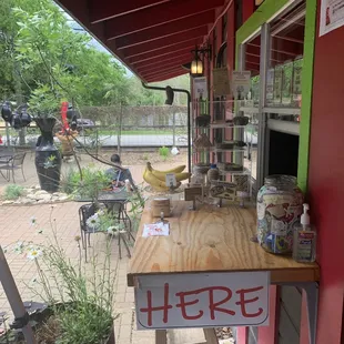 Carry out window and garden