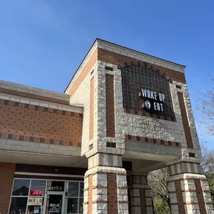the front of a restaurant