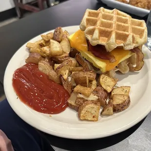 Waffle Sandwich
