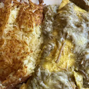 Chile Verde Omelette