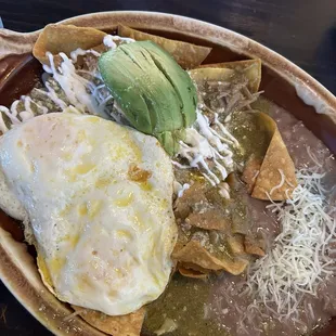 Chile Verde Chilaquiles