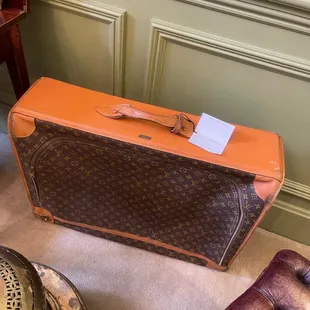 Vintage Louis Vuitton suitcase for sale