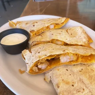 Buffalo Shrimp or Chicken Quesadilla