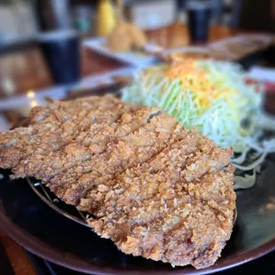 Very delicious!!!! Steak katsu and white rice are really good