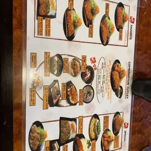 Menu! This place is quite busy for barely opening. Great place!