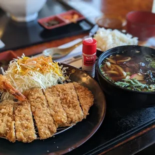 Udon katsu combo