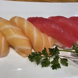 Salmon and Tuna