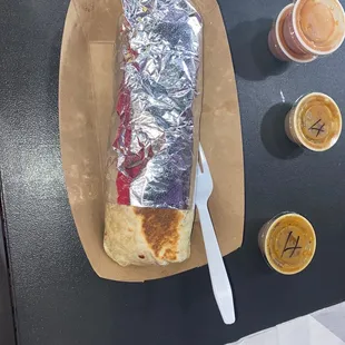 Football sized burrito!