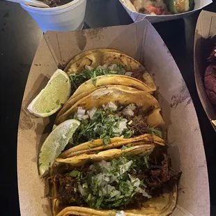 Birria tacos