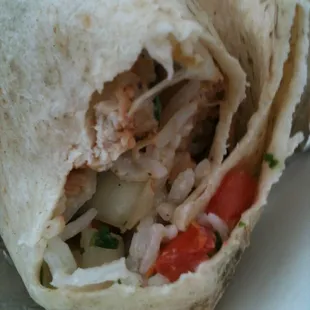 An amazing burrito. (Aug. or Sept. 2013)