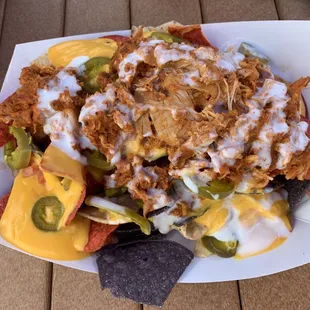 Ancho Chicken Nachos