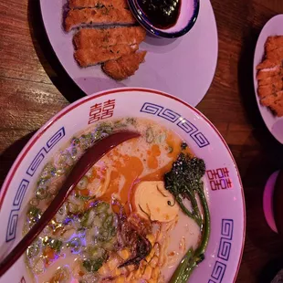 Signature Ramen w/ pork cutlet