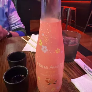 Hana Awaka Peach Sparkling Sake