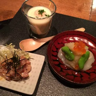 Maguro Tartare Miso Sauce and "Karashi"