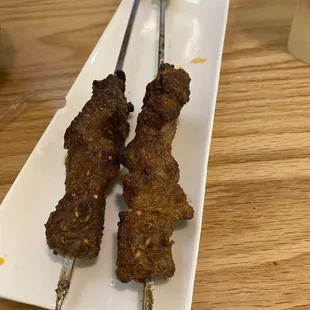 Lamb skewers
