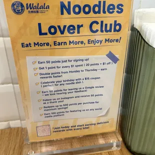 Noodle Lovers Club