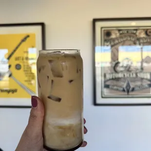 Honey &amp; lavender latte