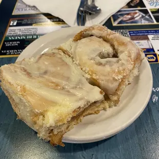 Complementary cinnamon rolls!