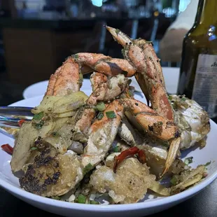 Ginger garlic dungeness crab (off menu so ask) - September 2024