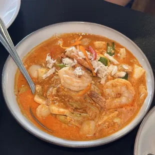 Seafood based curry