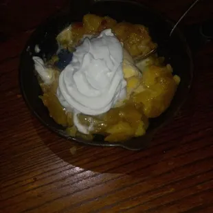 Peach Cobbler.