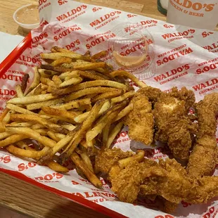 Chicken and Fries - that&apos;s what you come for!