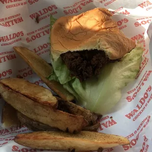 Waldos overcooked OG chicken sandwich