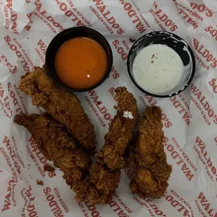 4 Piece Chicken Tenders.