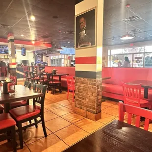 Interior of the restaurant