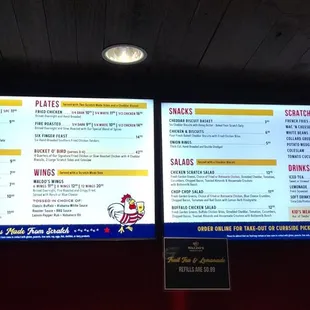 Food menu