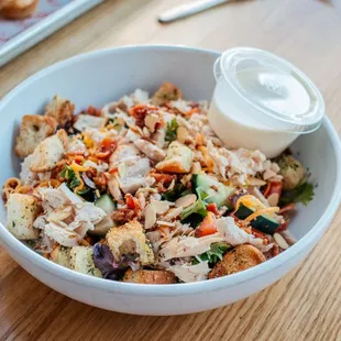 Scratch Salad with Rotisserie Chicken