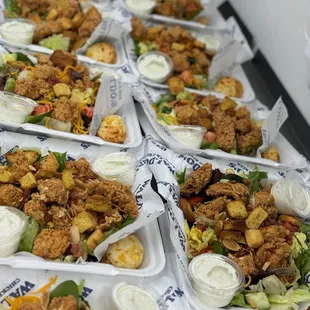 Catered salads