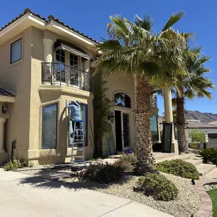 Working in the summer.